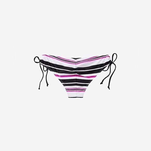 ✨Stripped Side Tie Hipster Swim Bottom✨ - Picture 4 of 4